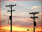 electricity grid lines